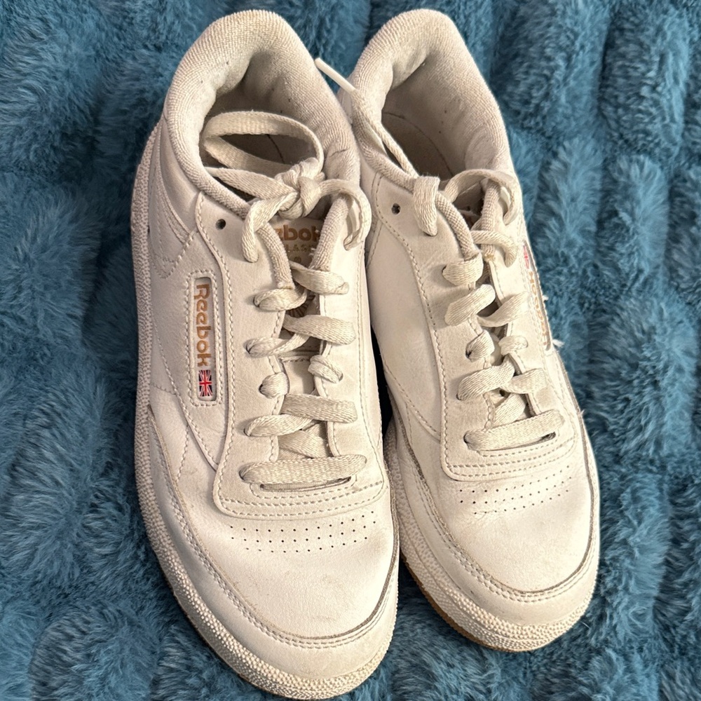 Reebok Classic White Leather Sneakers